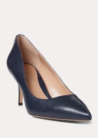 Ralph Lauren Lanette Læder Pumps Dame Danmark (DWURP5863)